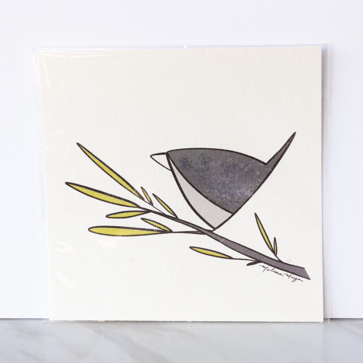 Maya Rumsey - Small 5x5 Bird Print