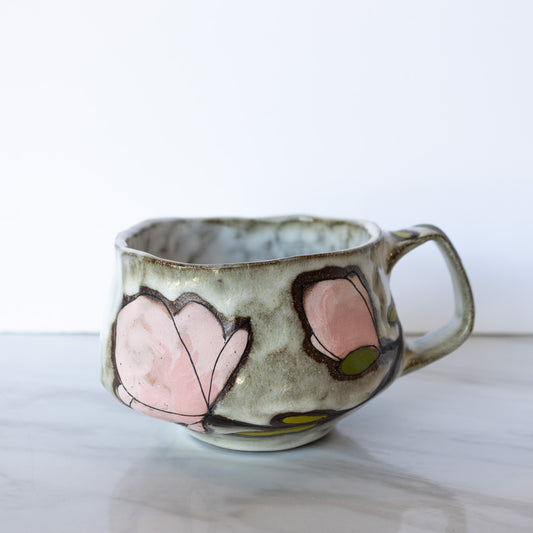 Maya Rumsey - Hand Built Magnolia Mug