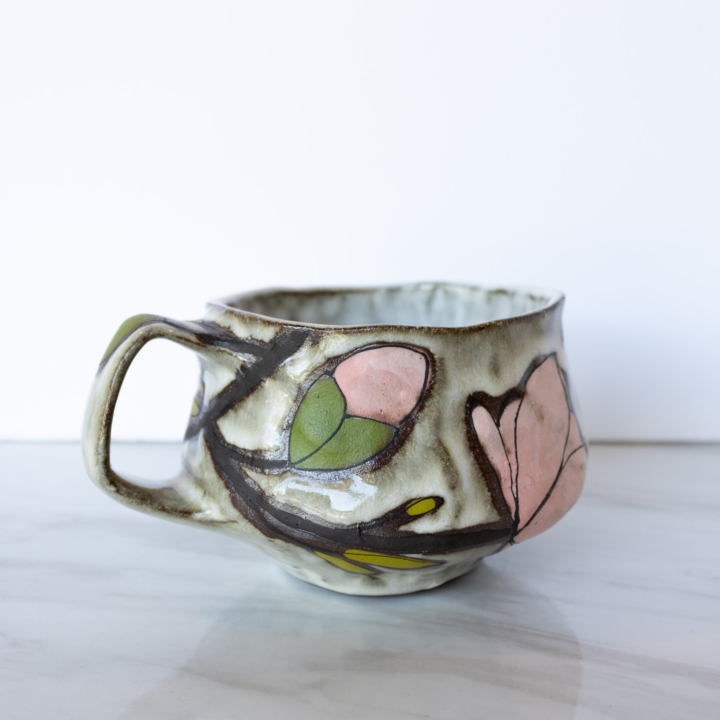 Maya Rumsey - Hand Built Magnolia Mug