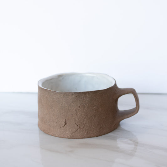 Maya Rumsey - White & Brown Mug