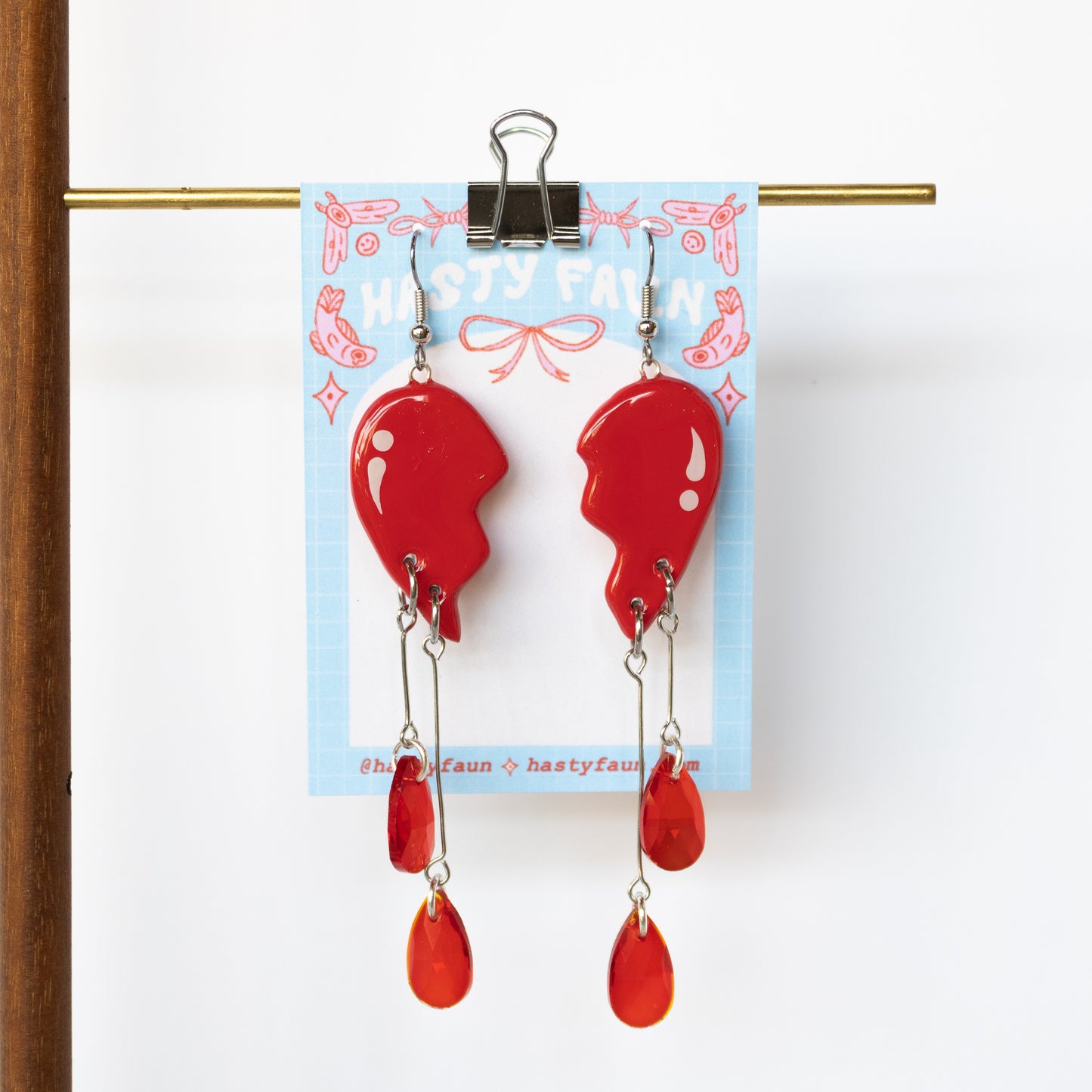 Hasty Faun - Heartbreaker Earrings