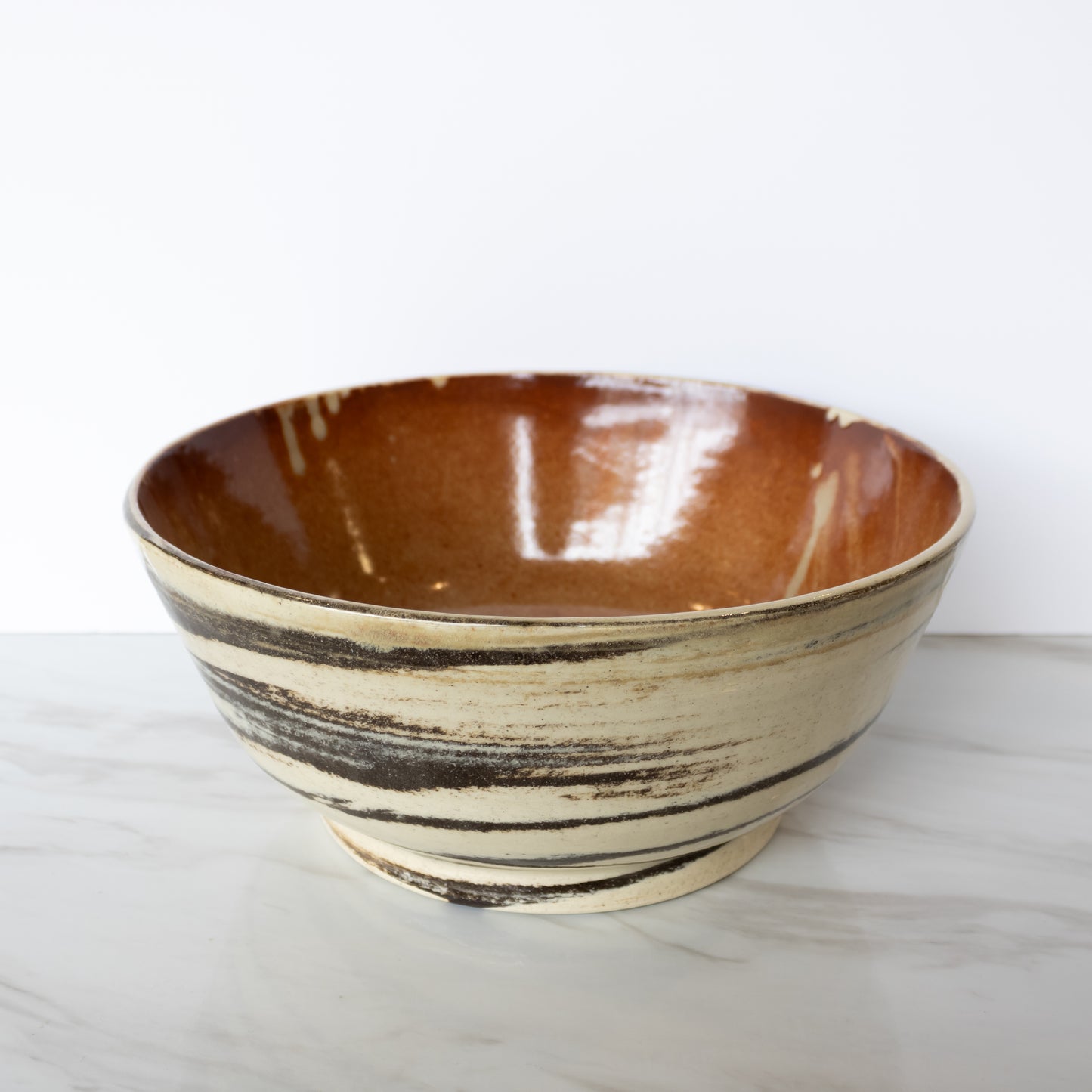 Earthen Recreations - Medium Marbled Bowl