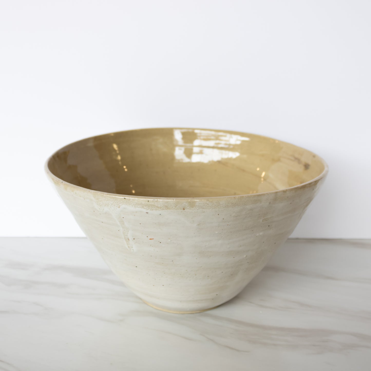 Earthen Recreations - Medium White Bowl