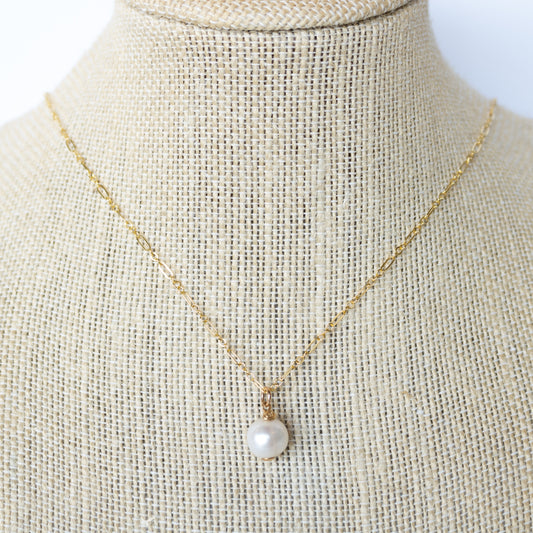 Orchid Moon - Figaro Pearl Necklace