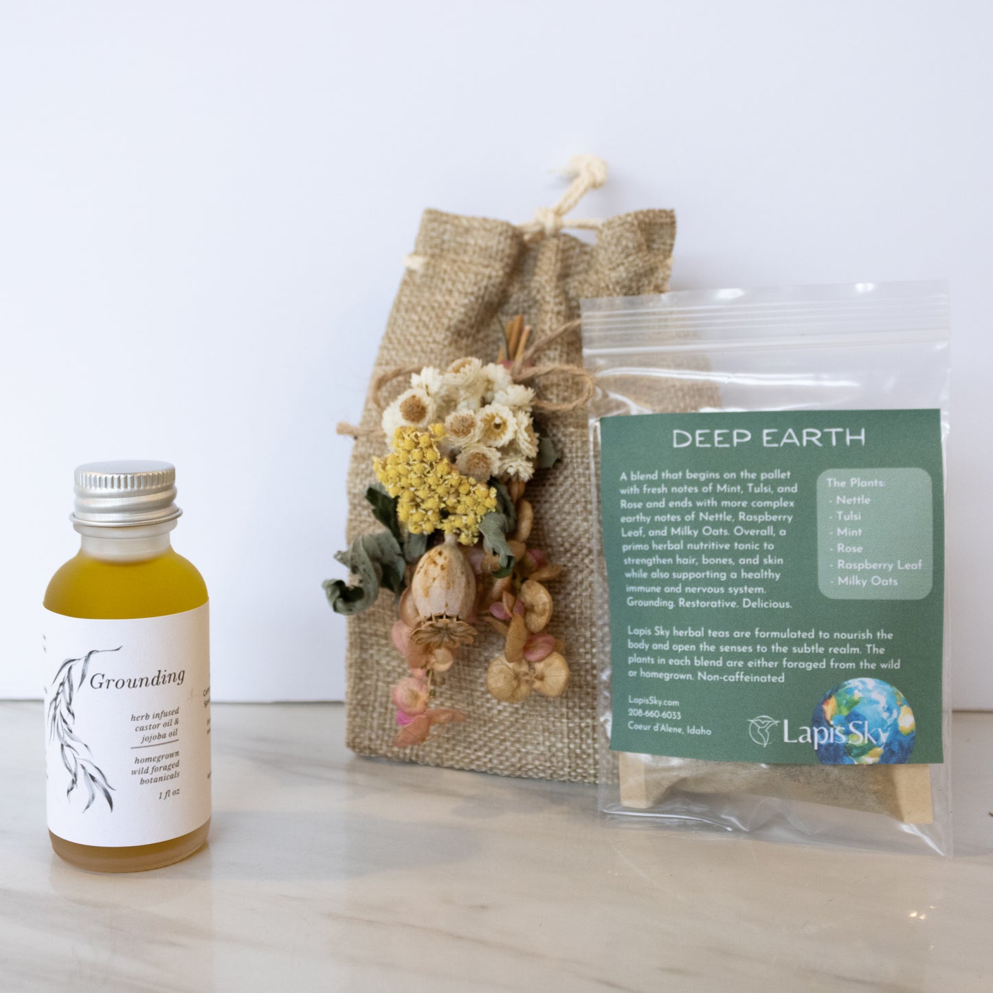 Lapis Sky - Botanical Gift Bag