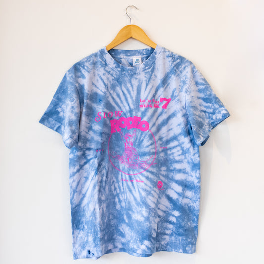 Seven Hawks - "Slow Rodeo" Shirt (Blue Tie-Dye)