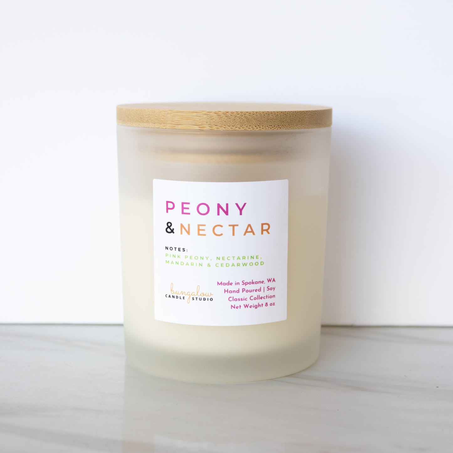 Bungalow Candle Studio - Peony & Nectar