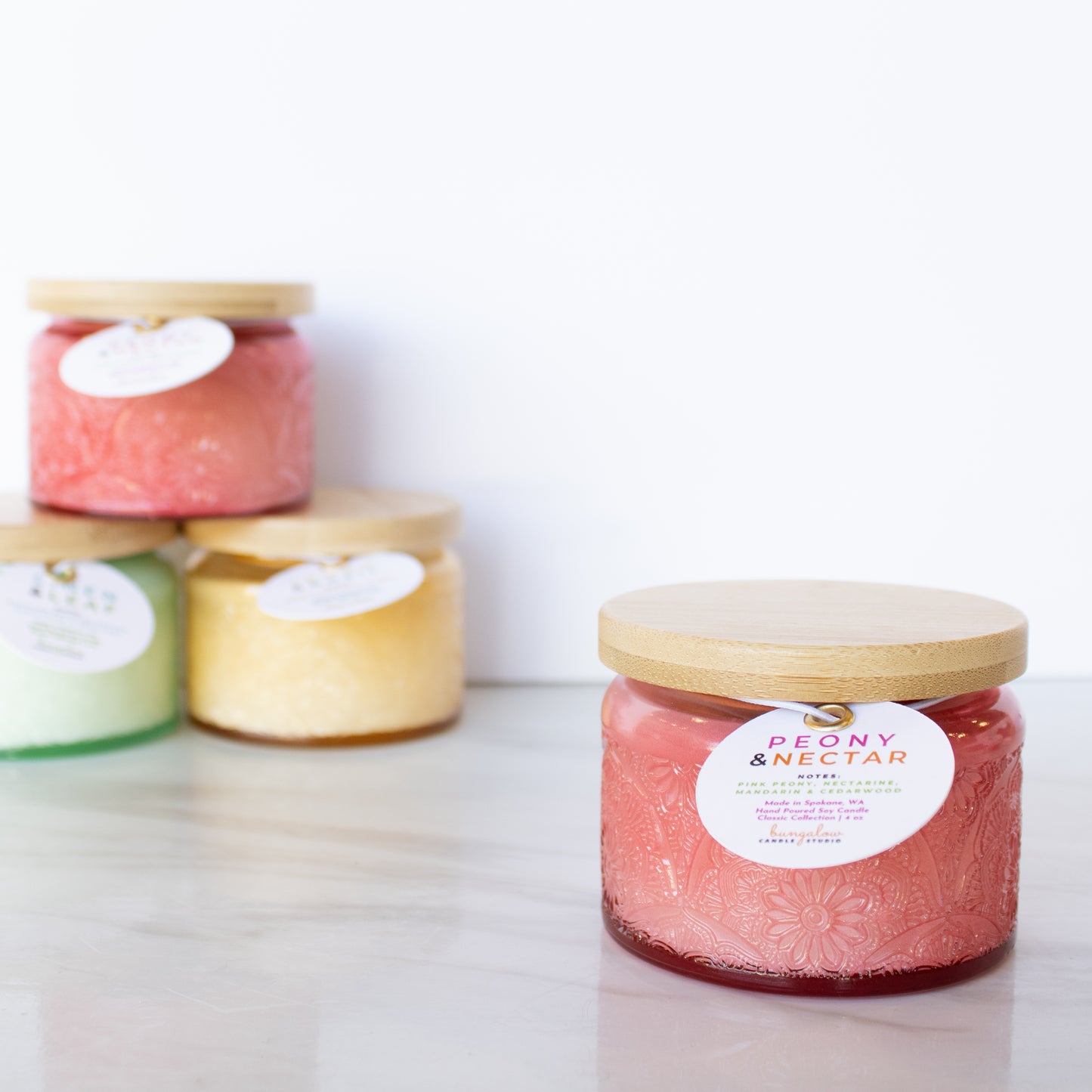 Bungalow Candle Studio - Peony & Nectar