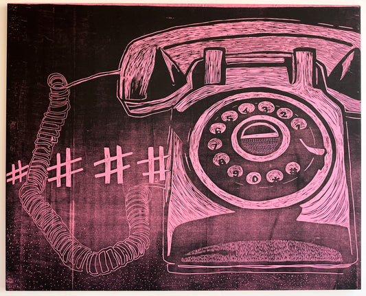 Hannah Kuhns & Katie Zownitzet - INK! Print Rally 2023 - Landline