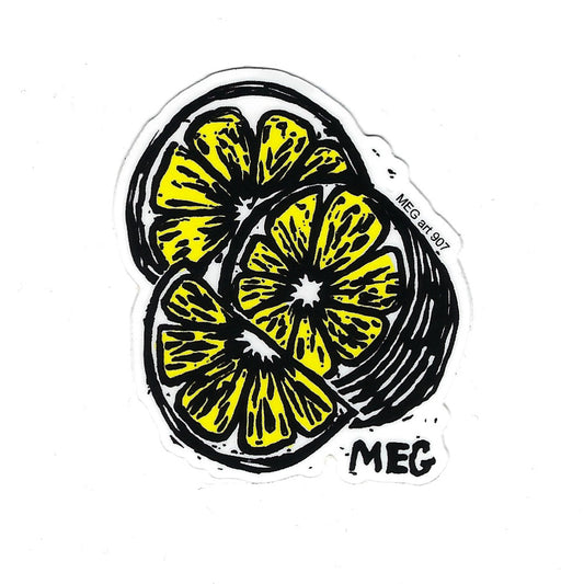 MEG Art 907 - Citrus Sticker