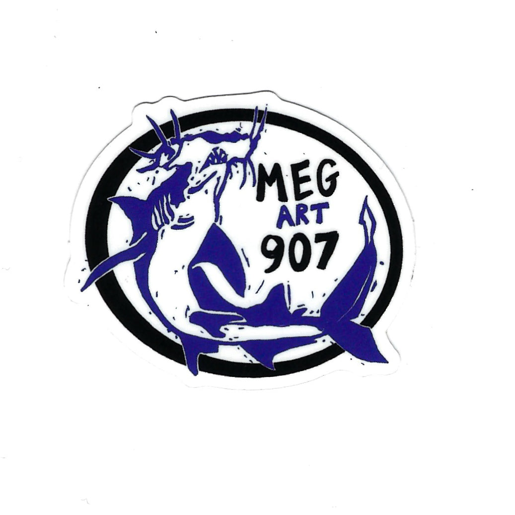 MEG Art 907 - Shark Sticker