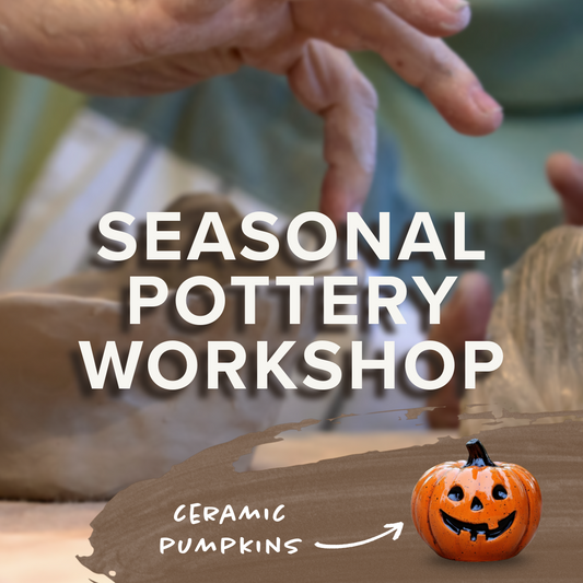 Ceramic Pumpkin Workshop | Ages 12+ | Erik | October 9th