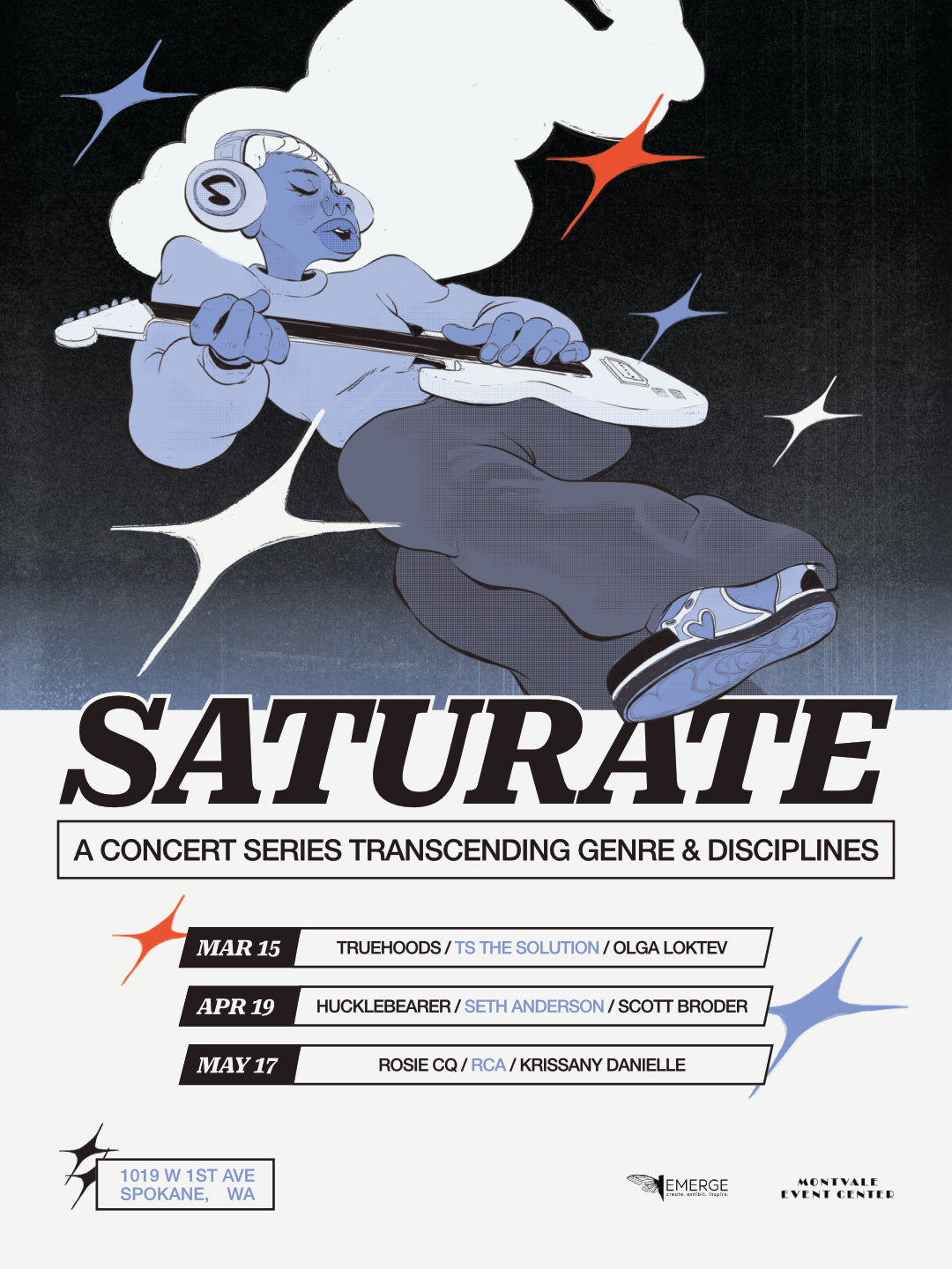 Saturate: A Concert Series | Montvale Event Center | March 15th