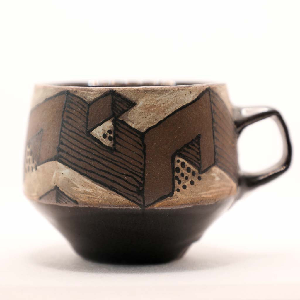 Reinaldo and Maya Collaboration - 22 Black Little City Mug