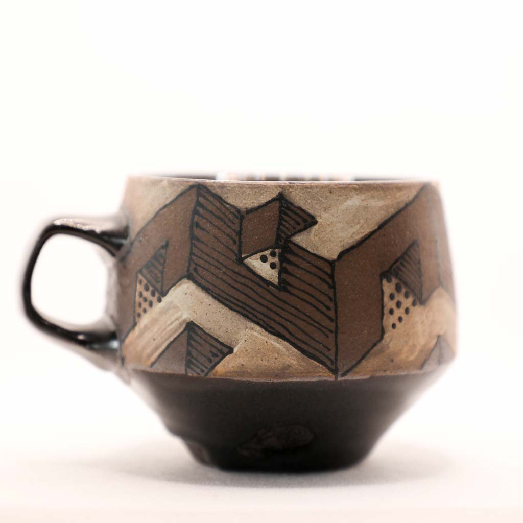 Reinaldo and Maya Collaboration - 22 Black Little City Mug