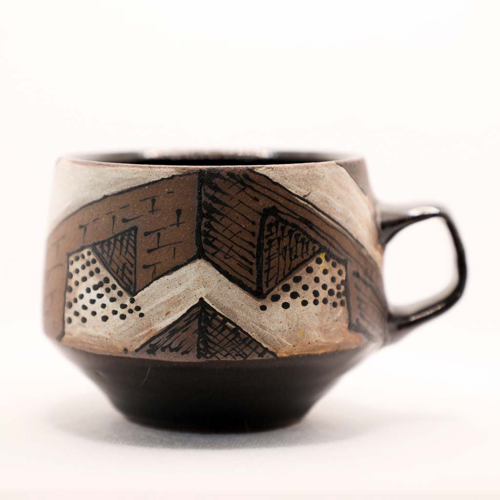 Reinaldo and Maya Collaboration - 23 Black Little City Mug