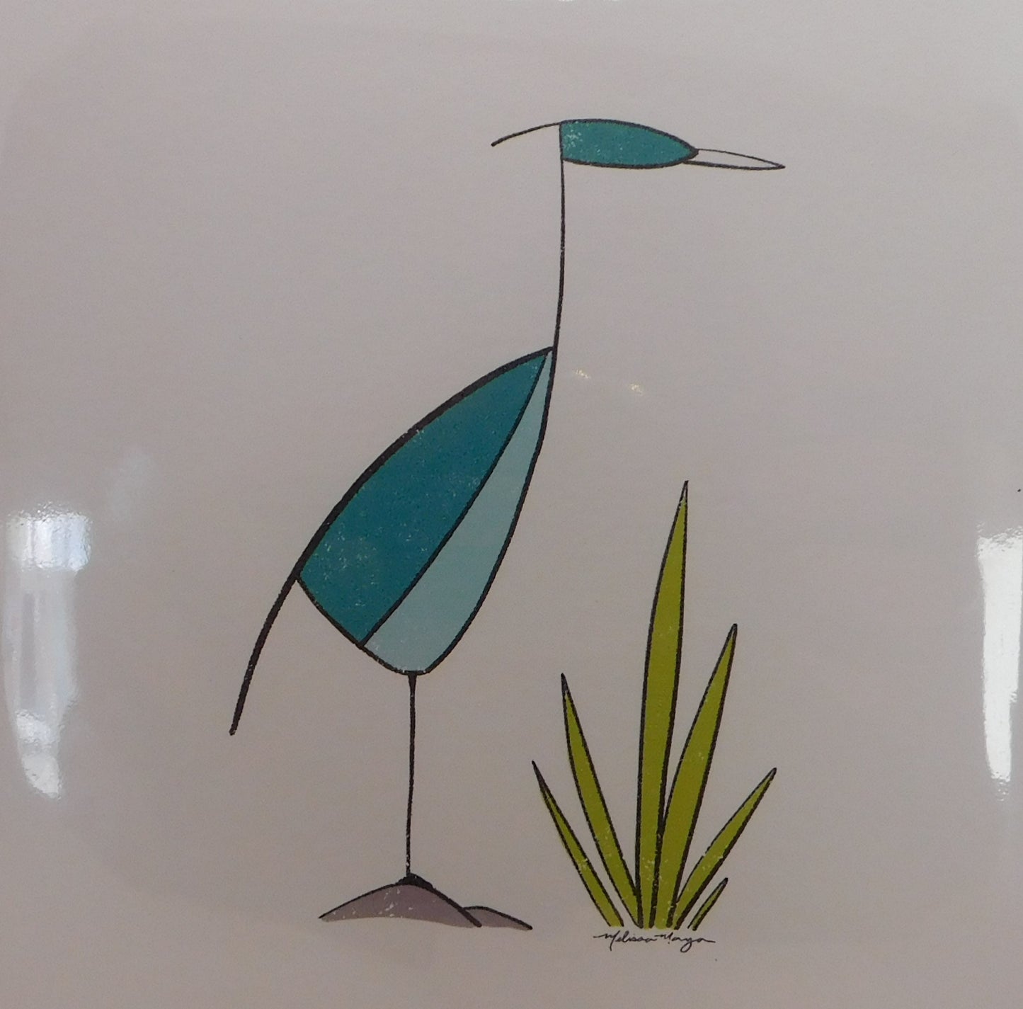 Maya Rumsey - Small 5x5 Bird Print