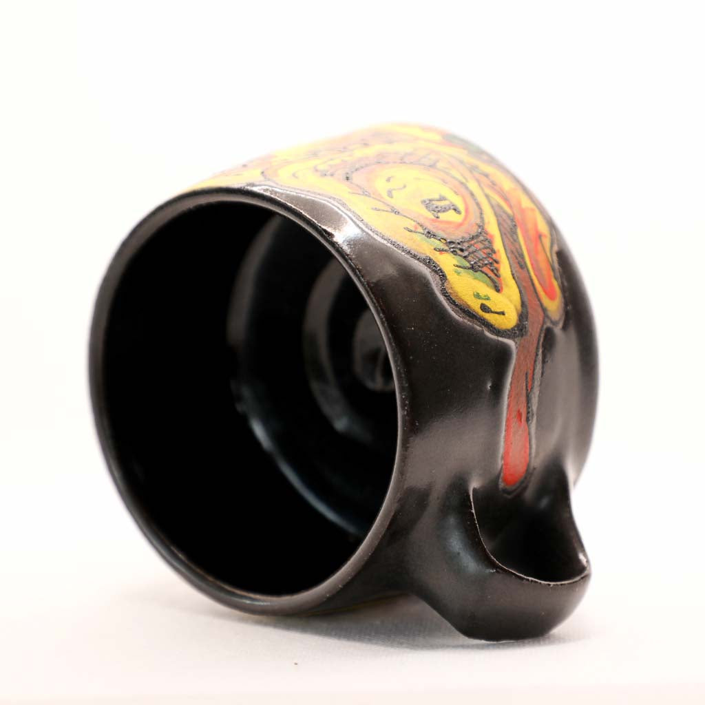 Reinaldo and Maya Collaboration - 6 Black Chameleon Mug