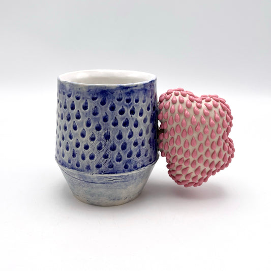 Casey Doyle - Pink Cloud Rattle Mug