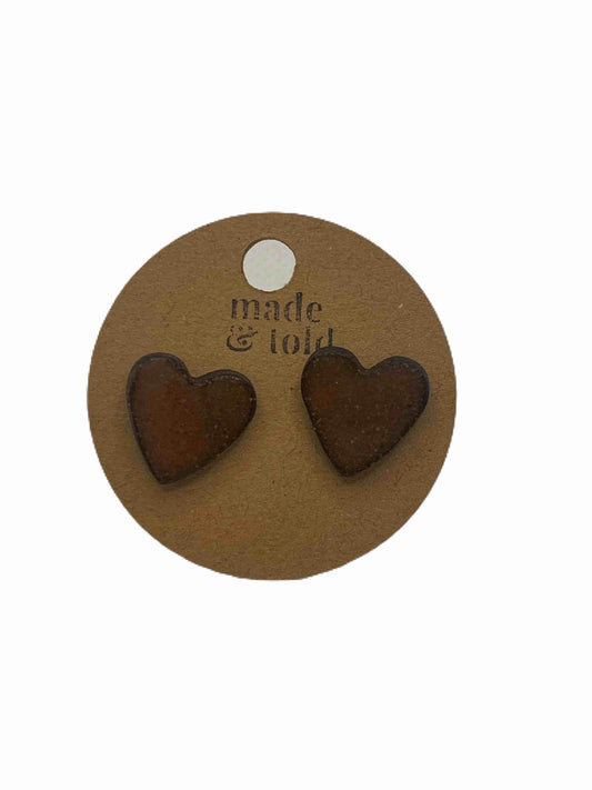 Made & Told Heart Earrings