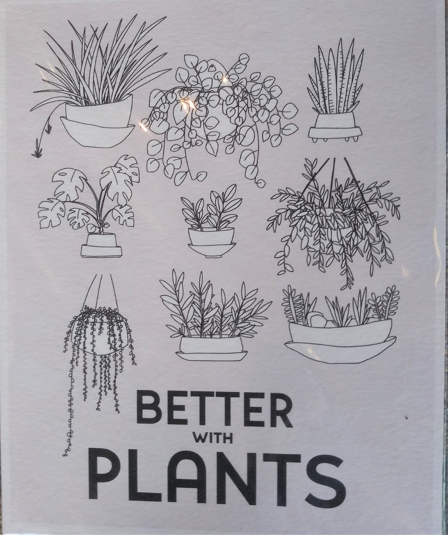 Maya Rumsey - Better with Plants Print
