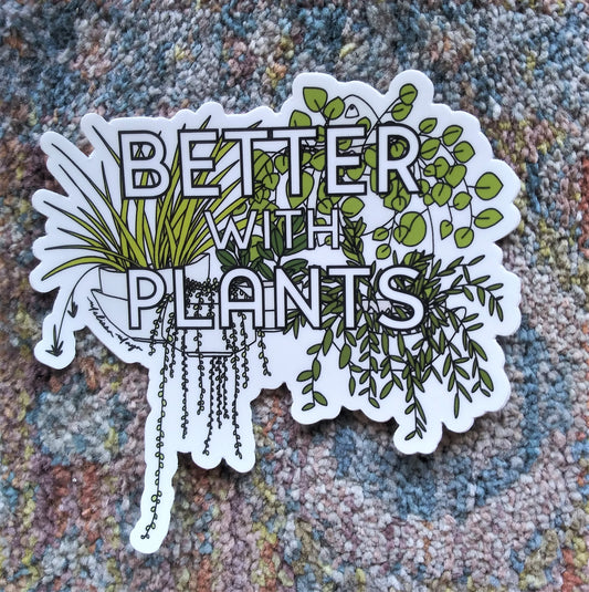 Maya Rumsey - Better With Plants Sticker