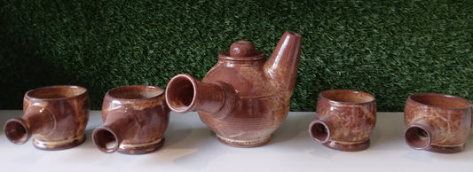 Earthen Recreations - Ceramic Teapot Set