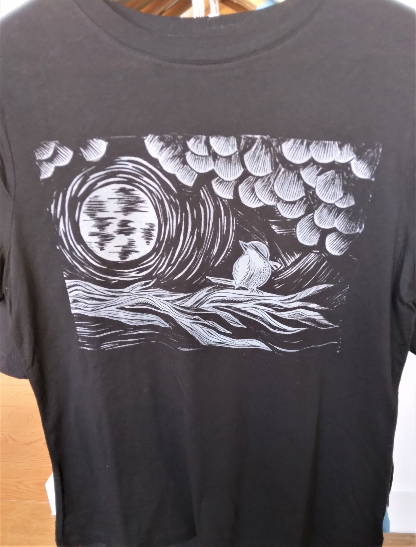 Jill McFarlane - "Night Vision" Block Print T-Shirt