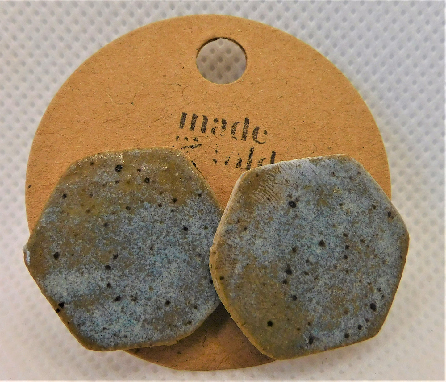 Made & Told - Large Hexagon Earrings