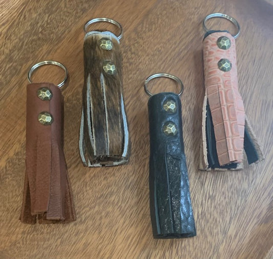 Nomadic Knots - Leather Tassel Key Chain